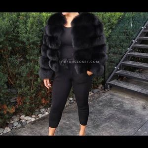 Fox Fur Bubble Coat